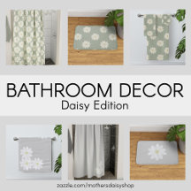 Daisy Bathroom Decor