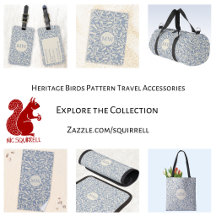 Heritage Arts and Crafts Bird Travel Accessories
