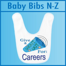 Shout Out for Careers Baby Bibs N - Z