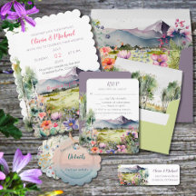 Mountain Wildflower Wedding Collection