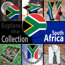 South Africa & S. African Flag / Cape Town