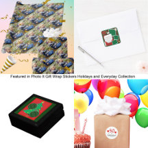 Photo It Gift Wrap Stickers Holidays and Everyday