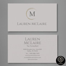 Professional Neutral Business Card Designs