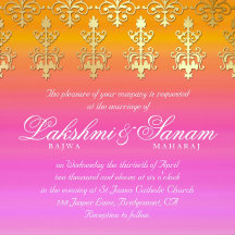 Indian Wedding Pink Gold