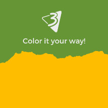 Green and Yellow Pillows - Living Room