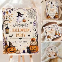 Cute Ghost Halloween Party