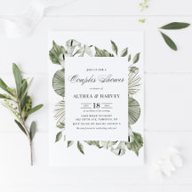 Watercolor Calla Lily and Greenery