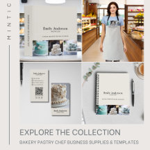 Bakery Pastry Chef Business Supplies and Templates