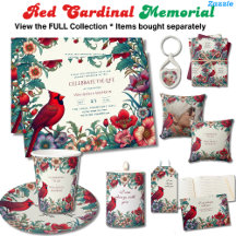 Red Cardinals Celebration of Life Funeral Memorial