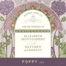 Poppy v03 - Vintage Art Nouveau