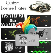 Best Name and Monogram License Plates 