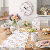 ELEGANT SPRING FLORAL COTTAGECORE KITCHEN DECOR