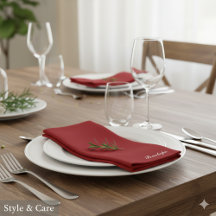 Elegant & Customizable Paper & Cloth Napkins
