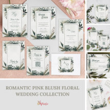 Elegant Botanical Greenery Wedding Collection