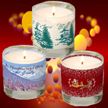 Trendy Festive Candles Home Accent