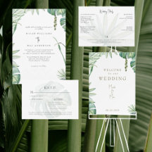 Tropical Foliage Wedding Suite