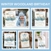 Winter Woodland Animals Birthday