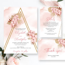 117 Blush Pink Orchid Dried Palm Set