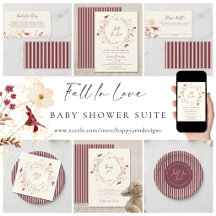 Fall In Love Rustic Baby Shower
