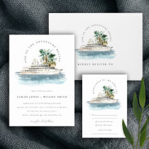 Dusky Cruise Ship Palm Seascape Collection