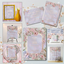 Vintage Lavender Peony Wedding 