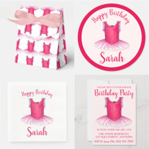 Ballerina Tutu Ballet Dance Birthday Collection