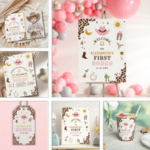 Rodeo Birthday Girl , Cute CowGirl 