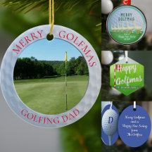 Merry Golfmas Golf Ornaments