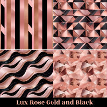 Luxury Rose Gold and Black Sweet Sixteen Gifts