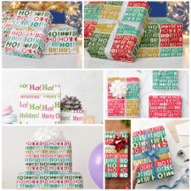 HO! HO! HO! Christmas Gift Wrapping Paper