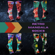 Retro Mandala Socks