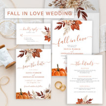 Autumn fall boho botanical wedding