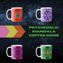 Psychedelic Mandala Coffee Mug