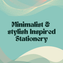 Minimalist and stylish Inspired Stationery