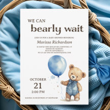 Teddy Bear Baby Boy Shower