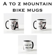 A to Z mountain bike name mug