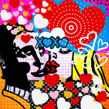Pop Art Kiss