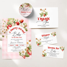 Strawberry Berry Sweet baby shower