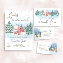 Baby It's Cold Outside Winter Baby Shower   BS76