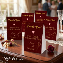 Paper Table Tent Signs for Cafes Events and Displa