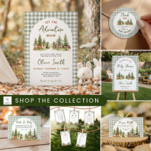Adventure Woodland Animals Baby Shower