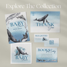 Under The Sea Ocean Whale Baby Shower Collection