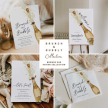 Brunch and Bubbly Bridal Shower Collection