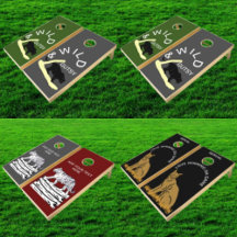 Wild Animal Brand Cornhole Set For Birthday