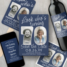 70th Birthday Party Invites & Decor • DIY Colors
