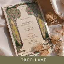 Tree Love Vintage Wedding Stationery