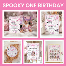 Spooky One Pink Birthday Party