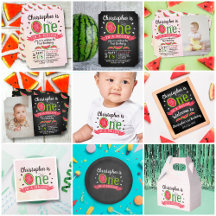 One In A Melon 1st Birthday Party Collection