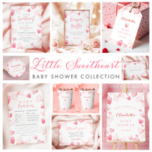 Little Sweetheart Pink Bow Baby Shower