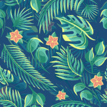 Tropical Foliage Pattern Collection